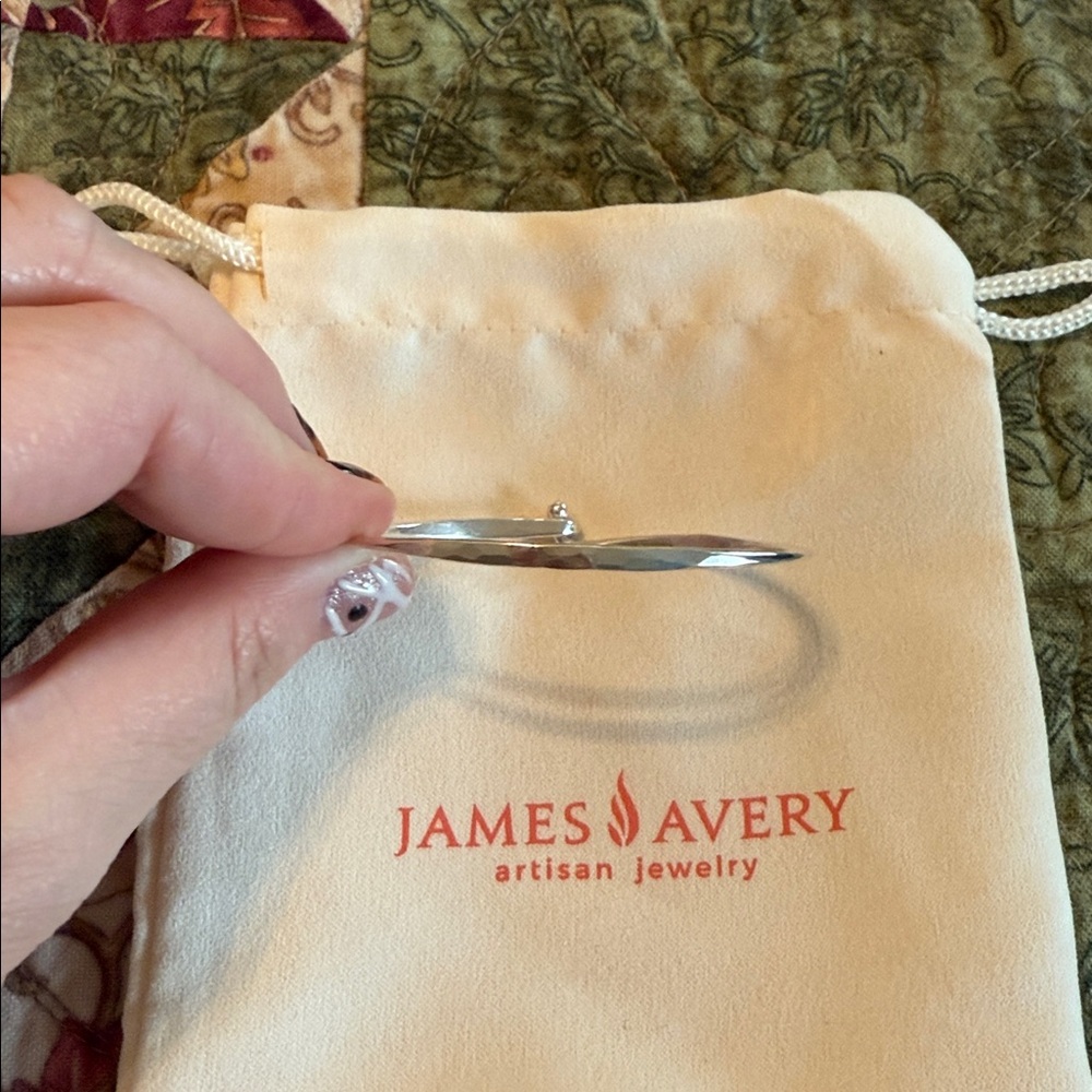James Avery Hammered Hook-On Bracelet - Picture 4 of 5